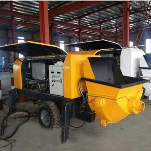 Hot Sale Diesel Engine Trailer Concrete Pump with Concrete Pump Boom Making Cutting Machine