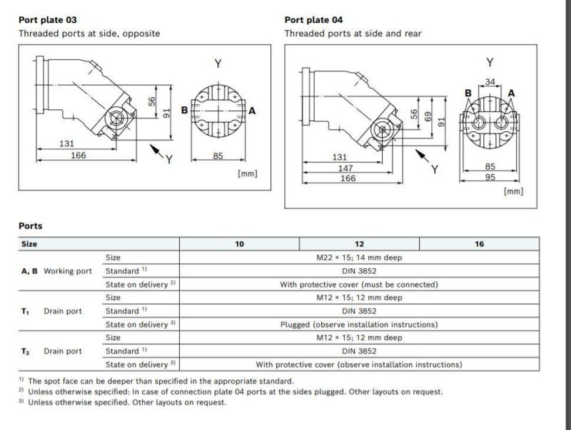 Hydraulic Motor A2FM45 for Rotary Drilling Best Supplier