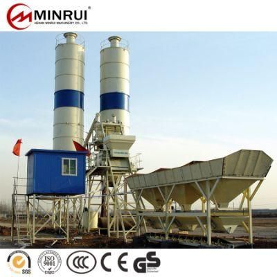 Minrui Hzs50 Control Panel Software Stationary Concrete Batching Plant