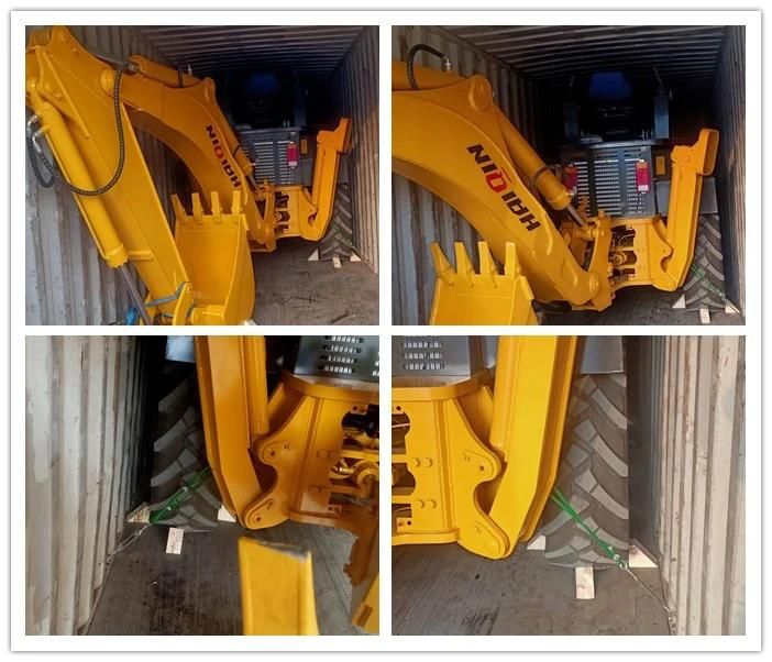 Made in China Strong Backhoe Loader with Excavator (HQ40-28) for Sale