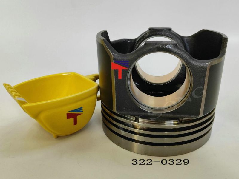 High-Performance Diesel Engine Engineering Machinery Parts Piston 322-0329 for Excavator Parts E345c E345D Engine Parts C13 Generator Set