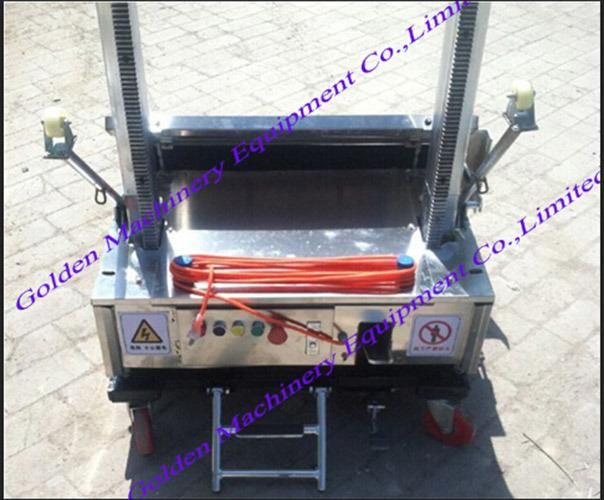 Chinese Auto Cement Block Wall Plaster Rendering Machine