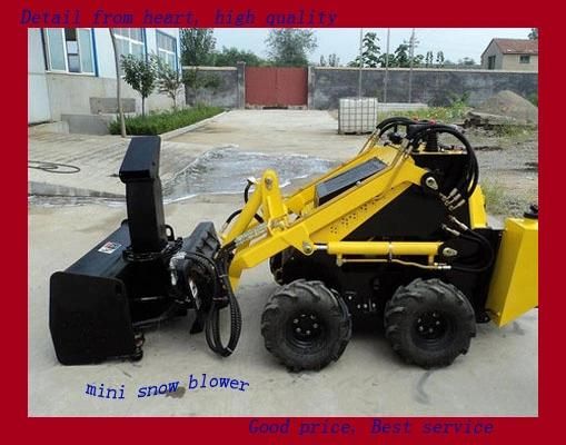 Ce EPA Mini Snow Blower Attachment for Mini Skid Steer Loader