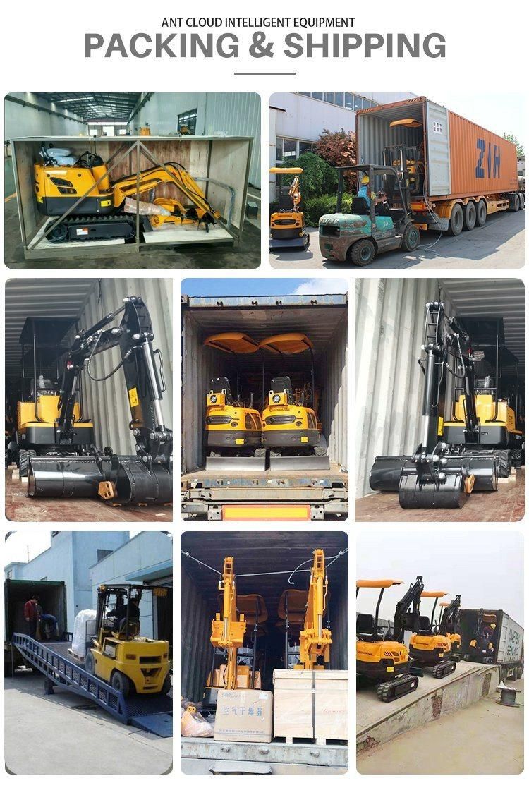 800kg 1 Ton High Quality Small Digger Hydraulic Mini Excavator for Sale
