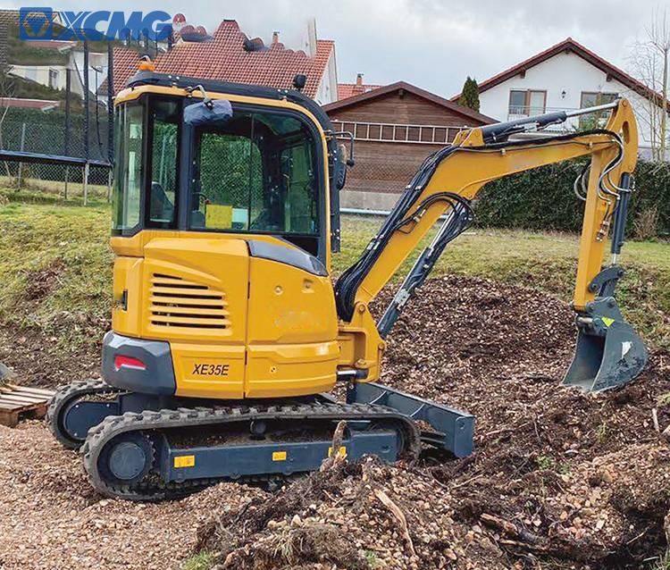 XCMG Official Crawler 3.5 Ton Mini Excavator Xe35u Xe35e with Optional Buckets Price