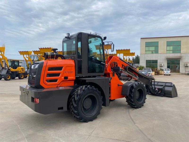 Wk-2500 Telescopic Boom Wheel Loader 1 Ton 2 Ton Forklift Skid Steer Loader Backhoe Factory Wholesale Construction/Garden/Farm