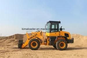 Kima20 Small Wheel Loader 2 Ton Loader 1 M3 Bucket Capacity