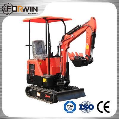 CE ISO EPA Home Use New Fw10A 1000kg Crawler Hydraulic Mini Excavator Factory Prices for Sale
