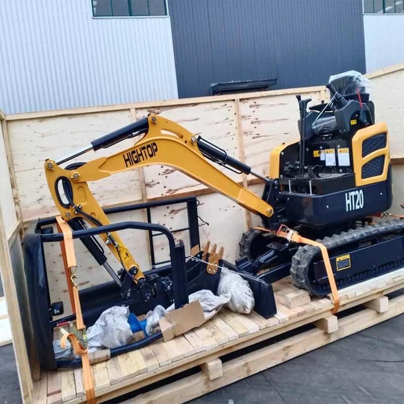 Chinese Ht20 2ton Crawler Small Digger Mini Excavator Price for Sale