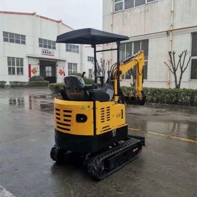 1.7 Ton Small Cheap Mini Digger 1700kg Mini Excavator China EPA Mini Excavators 1.7 Ton Digger