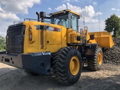 Sinomach Wheel Loader 966 with 6 Ton Load 3.7 Cbm Bucket and Attachments