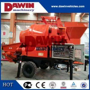 30m3/Hr Electric Trailer Concrete Mixer Pump with 450L Drum