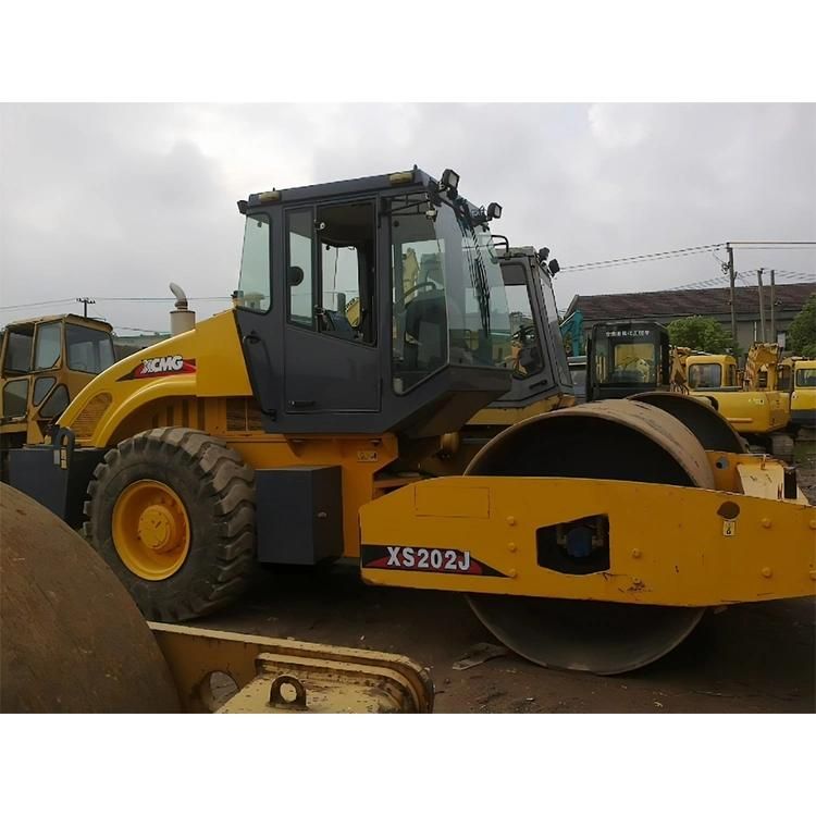 New and Used Road Rollers Xgmc Single Steel Roller Machine Road Construction Equipment for Sale