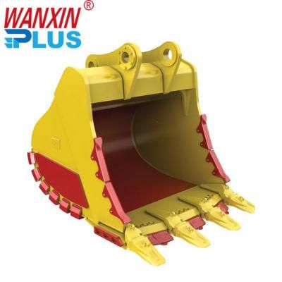12 Months Wanxin Hubei Wheel Excavator Concrete Mixer Bucket 0.45cbm-1.6cbm