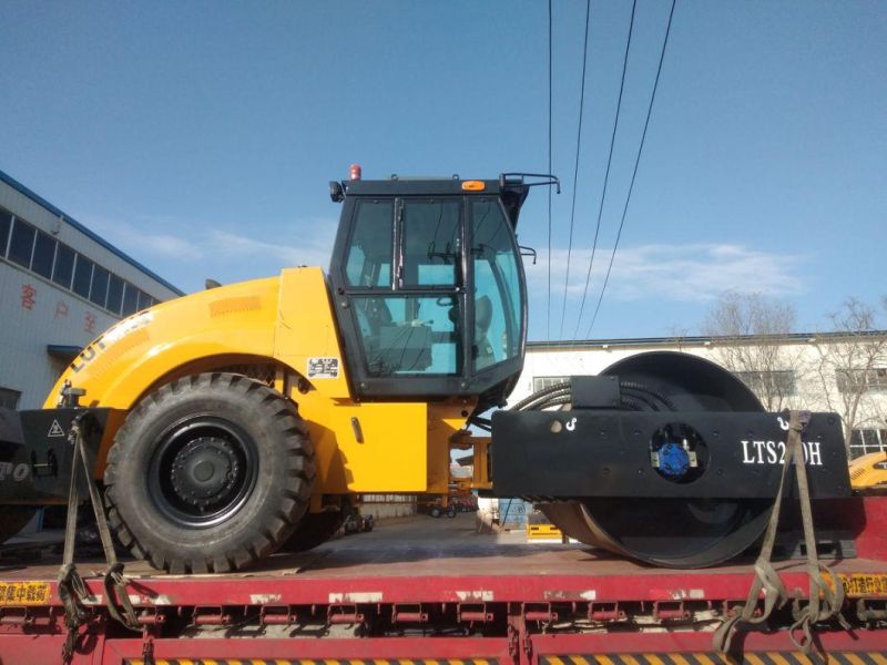 Lutong 12 Ton Single Drum Vibratory Rollers Construction Machine