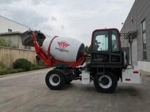 Multifunctional 4m3 Small Self-Loading Concrete Mixer Truck