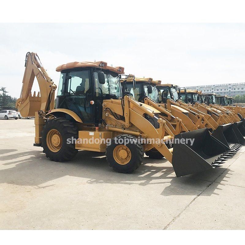 China Manufacture Cheap Price for Sale 2.5ton Mini Backhoe Excavators with Attachments Loader Backhoe Tractor Backhoe Loaders with CE