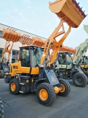 Lugong Small Wheel Loader 1.8ton Used in Farm Garden Landscaping Construction Livestock LG930