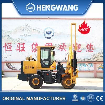 Factory Price High Precision Highway Guardrail Pile Driver