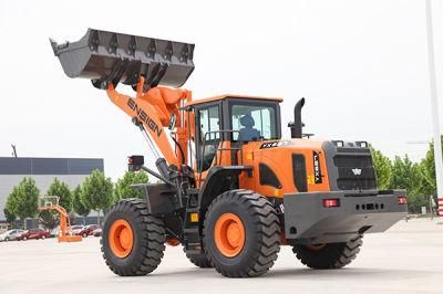 YX657 Ensign 5 Ton Wheel Loader with Cummins Engine, ZF Transmission and Meritor Axle for Various Working Conditions