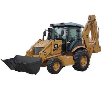 Front Loader Rear Backhoe Loader Construction Machine Weichai 70kw Engine