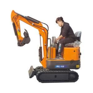 Agricultural Machinery Mini Excavator Rl10 0.87 Ton Small Excavator for Sale