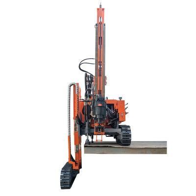 Mountain Multifunction Solar Pile Driver Drilling Rig Machine