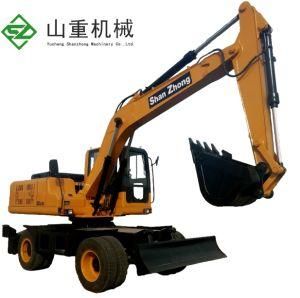 Earth Moving Equipment New Mini Hydraulic Wheel Excavator Factory Supply Directly for Sale