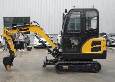 CE and EPA Approved Excavato Factory Smallest 1 Ton to 2 Ton Hydraulic Rubber Crawler Tracked Backhoe Mini Digger Excavators