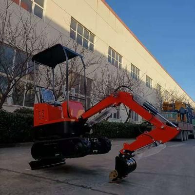 1 Ton Home Use Garden Farm Mini Digger Excavator with Sunshade