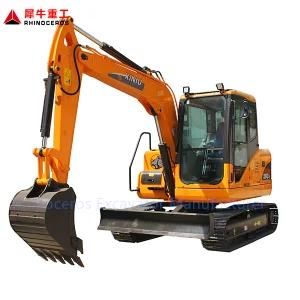 Xn80e Xiniu 7 Ton Small Crawler Excavator with Rexroth System Mining Construction Machinery
