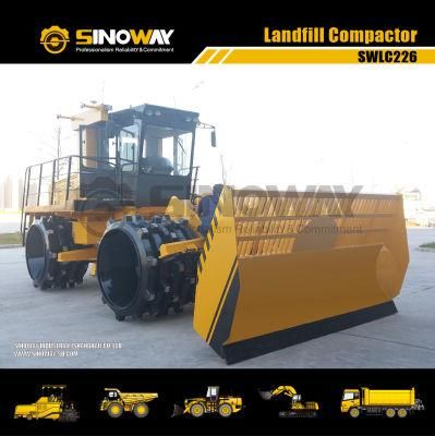 Chinese 260HP Trash Compactor 26ton Soil Compactors with Good Price
