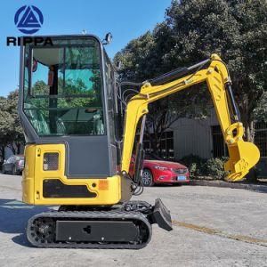 Hot Sale Mini Pelle R319 1000kg 1 Ton Mini Excavator with Cabin