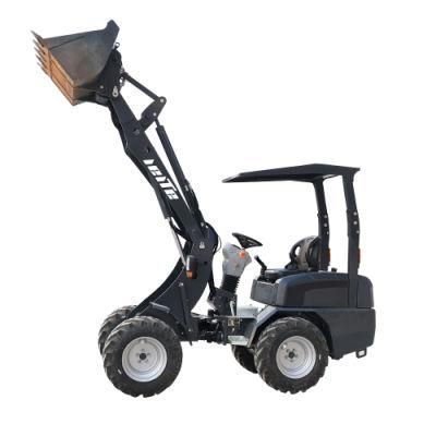 Electric Small Cheap Loader Mini Tractor with Front End Loader and Backhoe Forklift Loader for Sale
