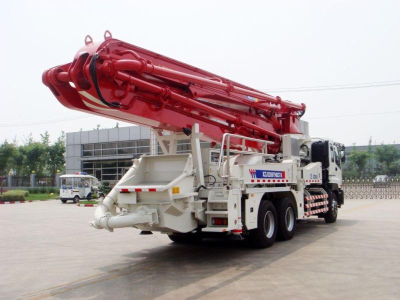 High Power 37m Concrete Pump Truck with Large Capacity