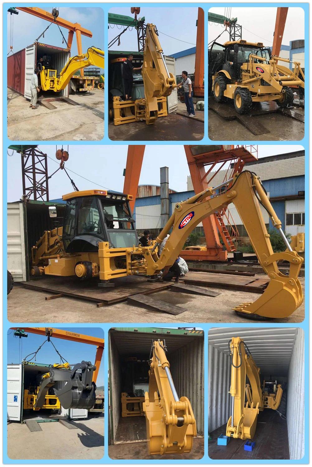 China Factory ACTIVE Brand AL388T 8.2ton Backhoe with Famous 74kw Cummins Engine&Italy Carraro Transmission&Luxury ROPS Cabin for Sale
