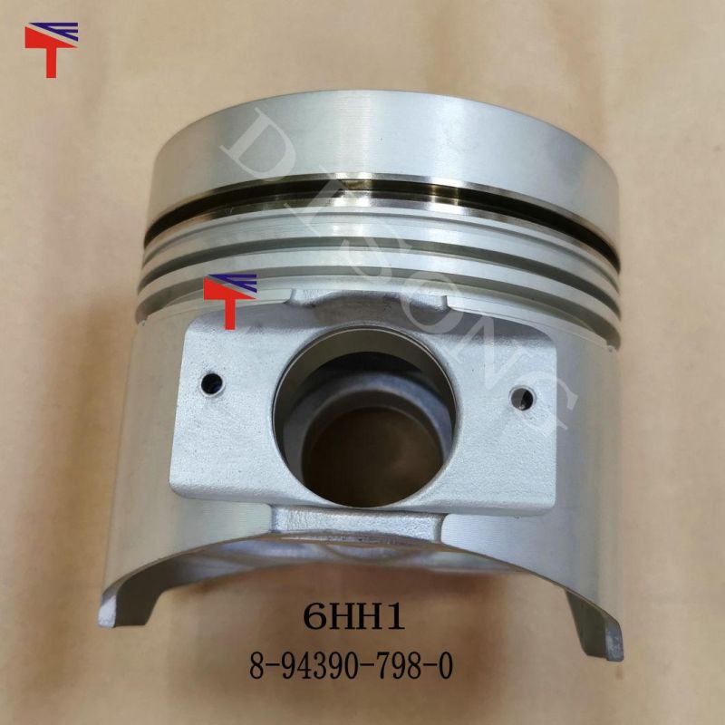 Construction Machinery Parts for 6hh1 Diesel Engine Parts Piston 8-94390-798-0 Piston Kit OEM Quality High Quality