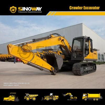 China Excavator Manufacturer 15 Ton Hydraulic Chain Excavator on Sale