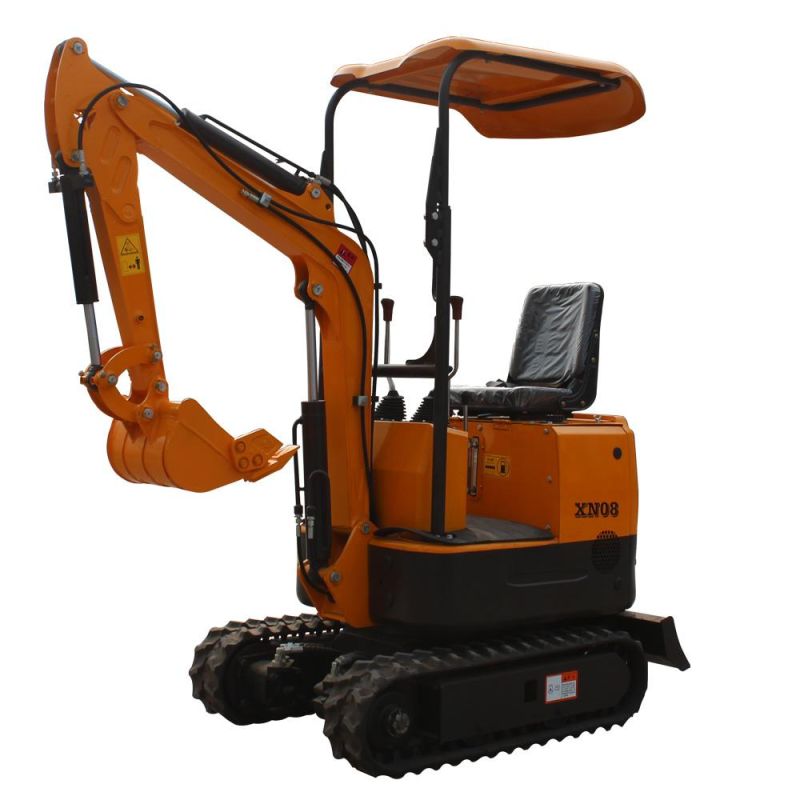 Xiniu Xn08 880kg Mini Crawler Excavator Small Digger with Attachments