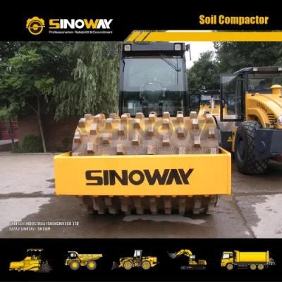 Hot Selling 14ton Single Drum Vibratory Compactor Roller with Cummins Engine