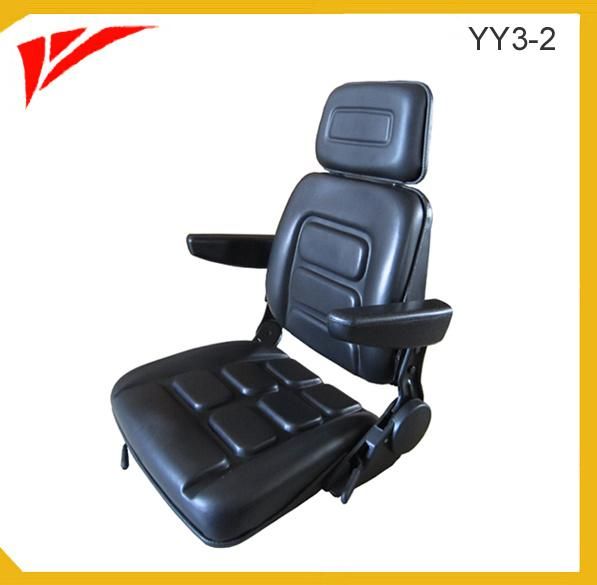 PVC Cover Reclining Mini Bulldozer Seat, Wheeled Bulldozer Seat