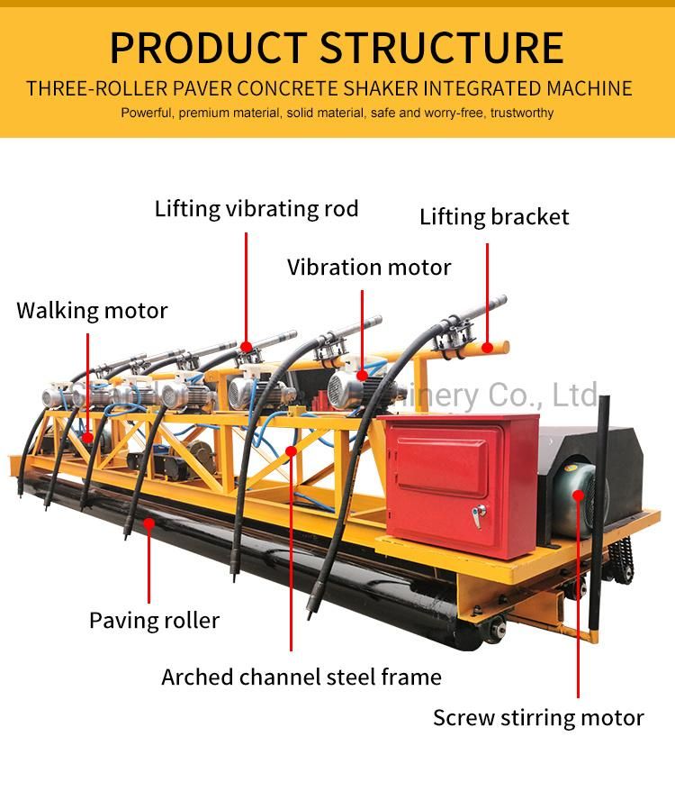 1-16m Electric/Gx Gasoline Power Concrete Vibrating Truss Screed for Sale