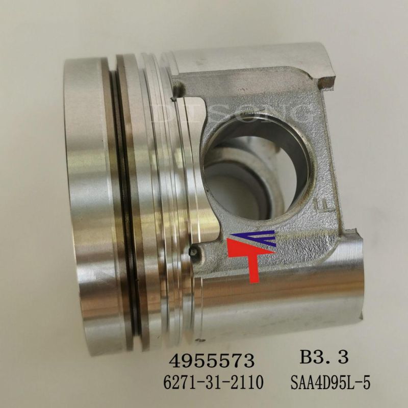 High Quality Diesel Engine Mechanical Parts Piston 6271-31-2110 for Engine Parts S6d95 S4d94 SAA4d95L-5 B3.3 Generator Set
