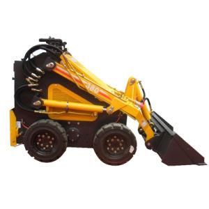 2019 First Product Small Skid Steer Front End Loader with Bucket, China Best Cheap Electric Mini Skid Steer Loader Price