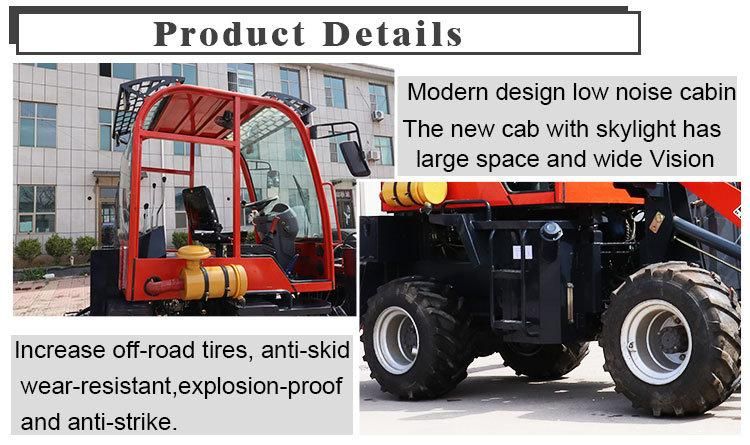 Titan Brand New High Quality 2.5ton Compact Cheap Mini Axle Parts Articulated Hot Sale Backhoe Loader with Grapple