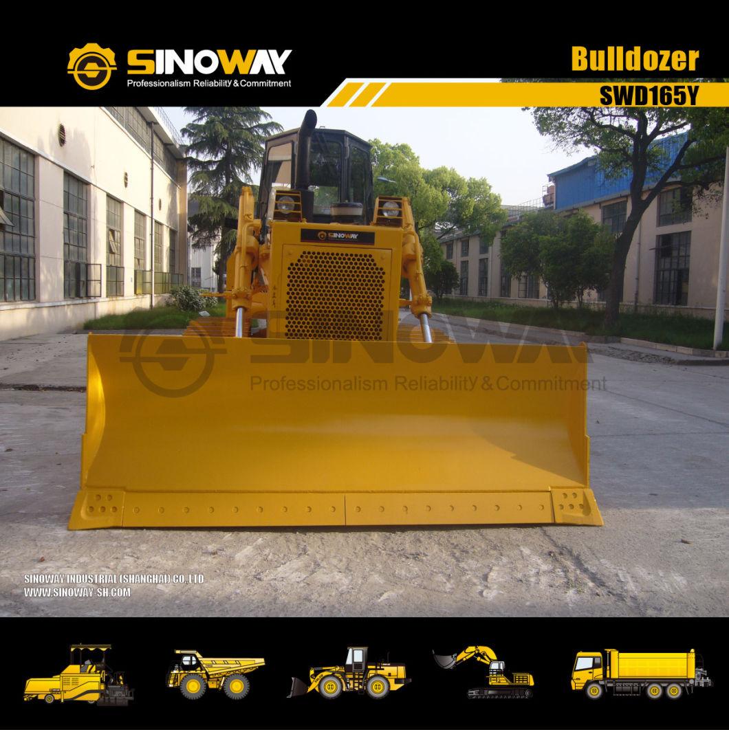 Popular 165HP Crawler Bulldozer with Three Shank Ripper