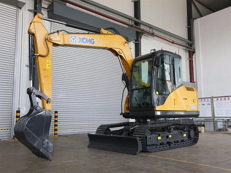 XCMG Brand New Xe75D 7 Ton Excavator Machines Cheap Crawler Excavator Mini Prices for Sale