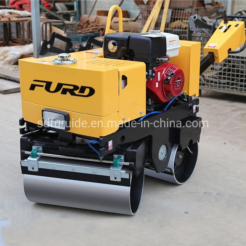 Walk Behind Vibratory Mini Compactor Asphalt Road Roller Fyl-800