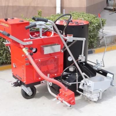 Self-Propelled Hot Applied Paint Applicator Use for Flat Line Construction