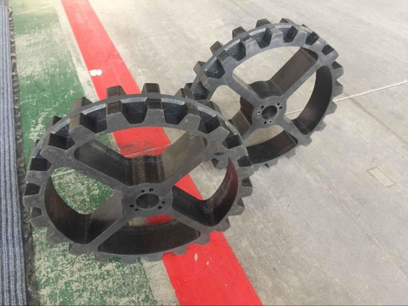 Factory Supply Small Rubber Track for Robot/Agriculture/Wheelchair 150*65*42
